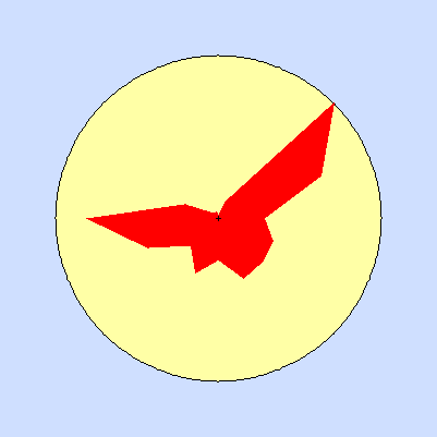 Prevailing wind rose for November 2010