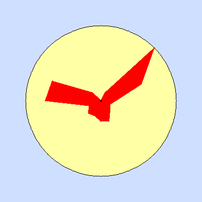 Prevailing wind rose for April 2012