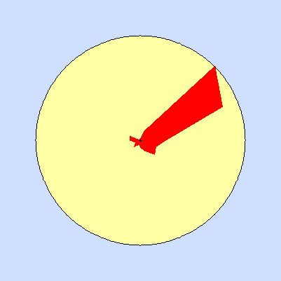 Prevailing wind rose for March 2013