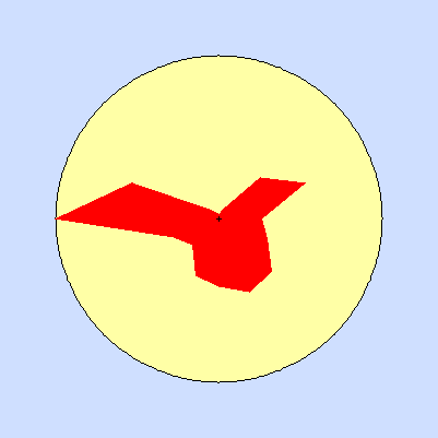 Prevailing wind rose for October 2013