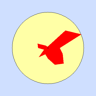 Prevailing wind rose for November 2014