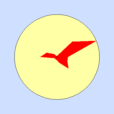 Prevailing wind rose for October 2015